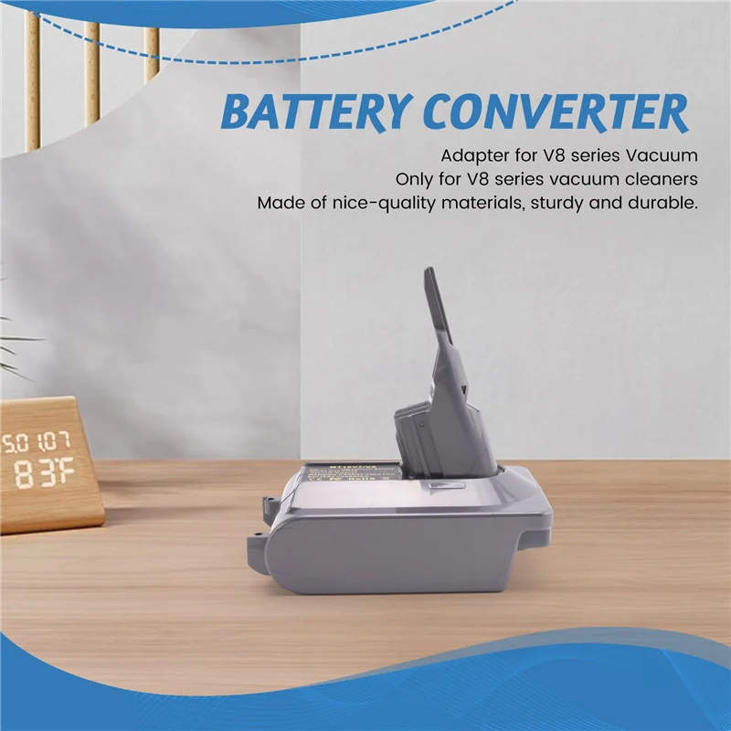 محول محول بطارية الأجزاء المنزلية لبطارية ليثيوم 18 فولت لأداة المكنسة الكهربائية من سلسلة دايسون V8