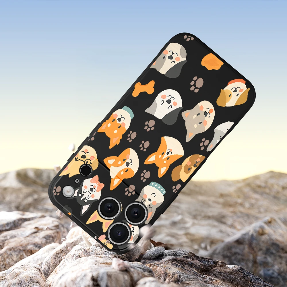 حافظة لهاتف آيفون 17 ProMax 17 Air 16 15 14 13 12 11 Pro Max XS Max7 8 Plus 16e 16 Plus غطاء من البولي يوريثان الحراري