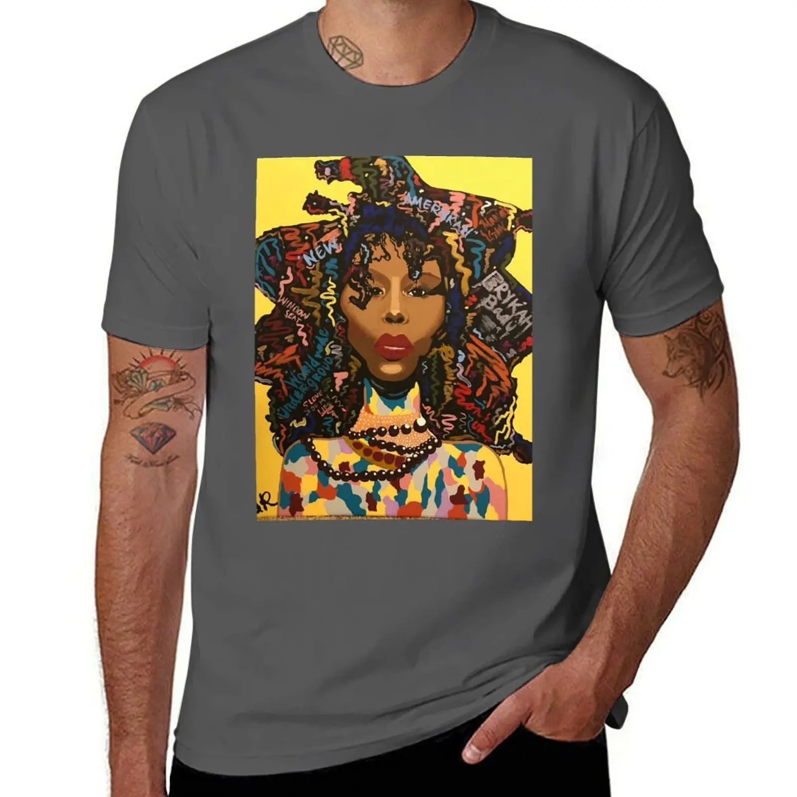 

Erykah Badu Influence T-Shirt man t shirts graphic t shirt man designer T-Shirt