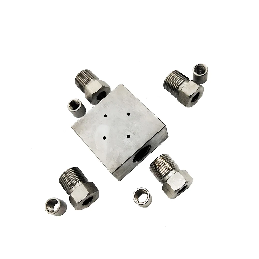 

A-0777-1 10097228 Детали для гидроабразивной резки: крестообразный соединитель 1/4'' 3/8 HP, крестообразный соединитель 3/8'' 1/4'' для трубок высокого давления 60K