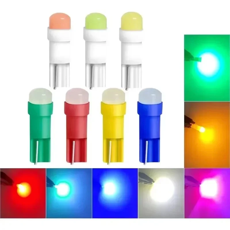 10/20PCS T5 LED Lights W3W LED Car Interior Light Auto Side For Car Turn Signal Dome Door Reading Backup Clearance Lights