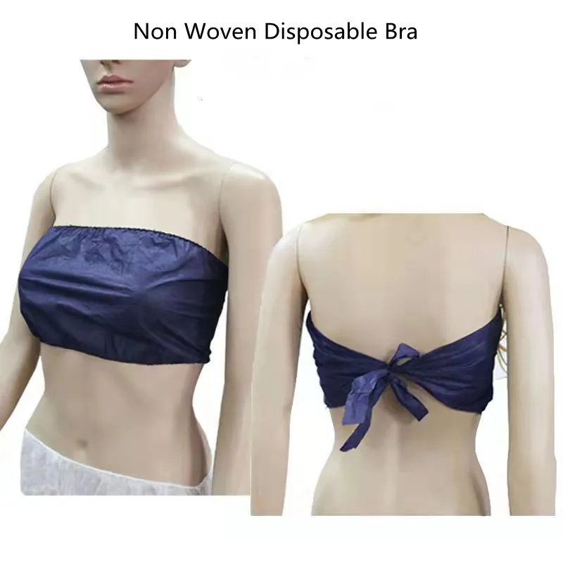 Reggiseno usa e getta, reggiseno in tessuto non tessuto da donna, salone di bellezza, bagno a vapore sudore, hotel da viaggio d'affari, biancheria intima sterile, reggiseno