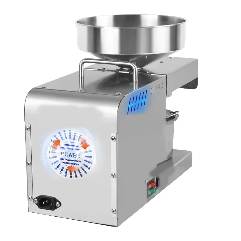 

Full Automatic Mini Small Household Home Use Oil Extraction Making Edible Olive Oil Press Machine
