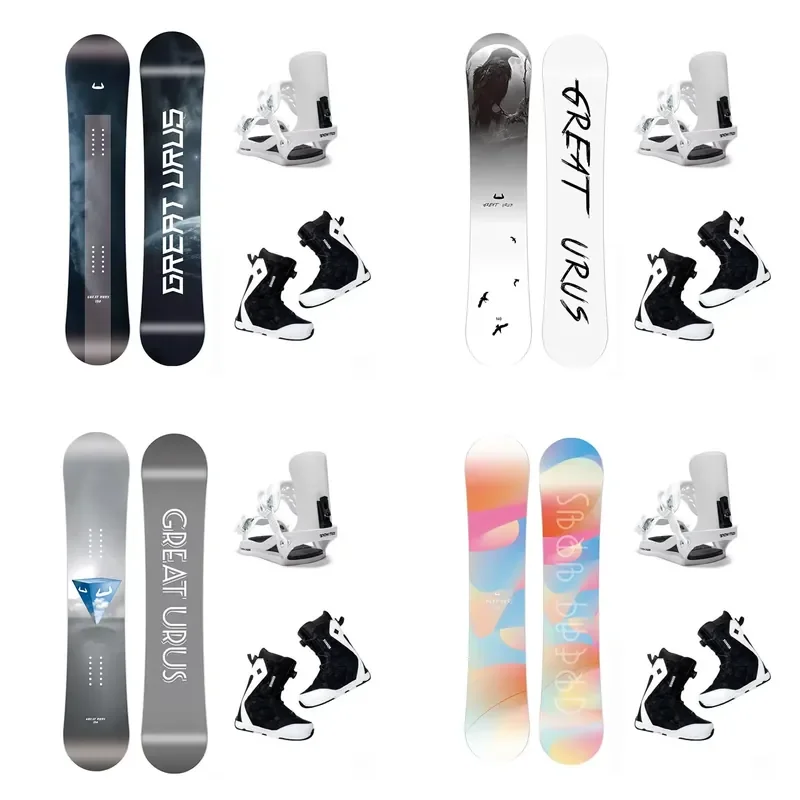 Men's Snow Ski Set with Bindings and Boots - Factory Direct Price for Bulk Orders