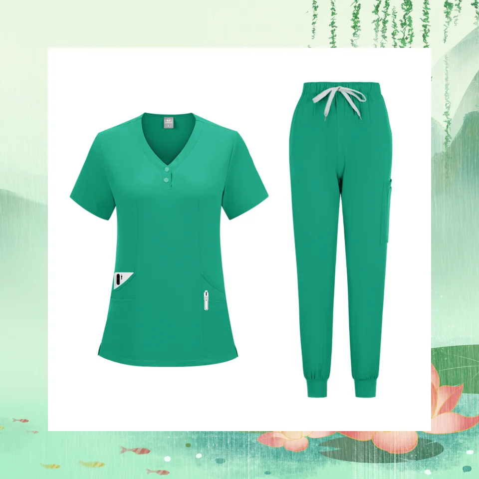 Wholesale Price Modern Fashion Medical Uniforms Mens Nursing Scrubs Joggers Scrub Sets Uniform Male and Female Medical Work Wear