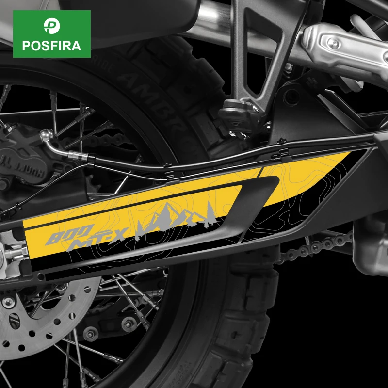 POSFIRA Motorcycle Swingarm Sticker Vinyl Decals for CF Moto 800 MTX MT X CFMoto 800MTX 800MT-X 2025 Swing Arm Accessories