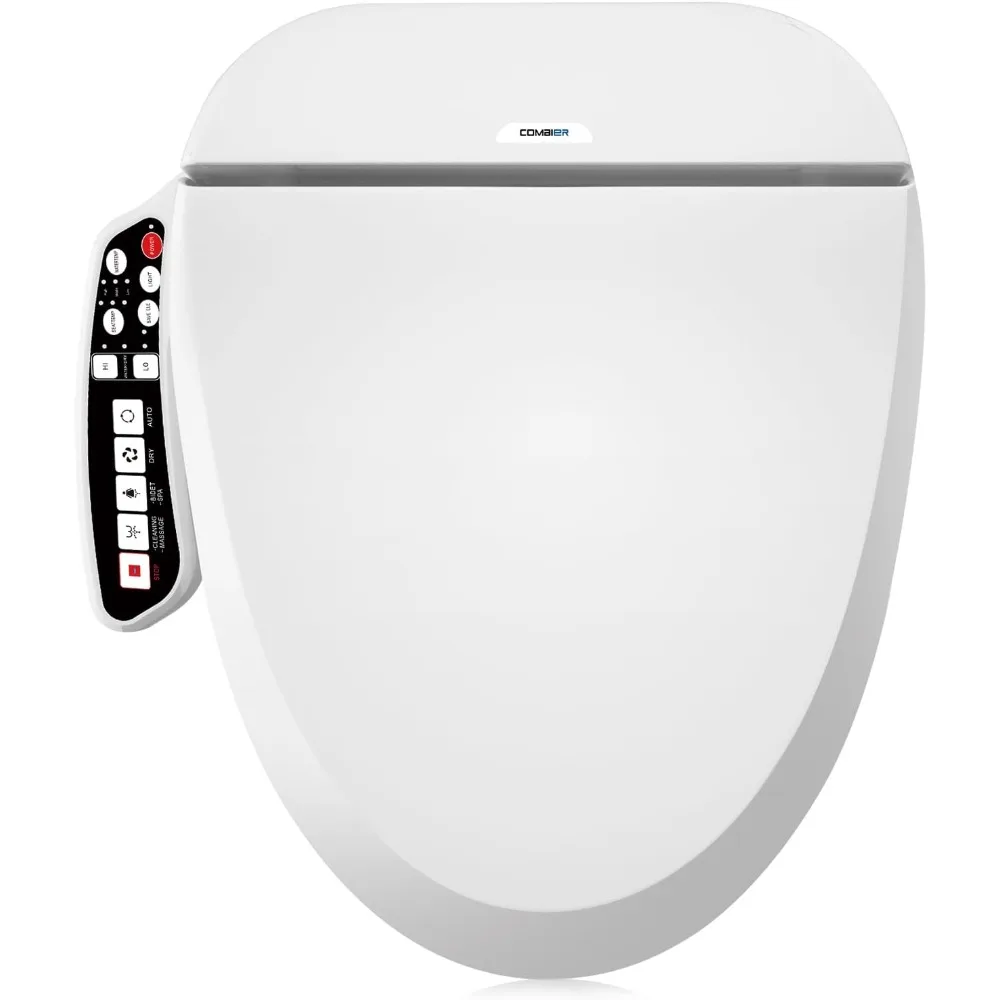 

Bidet, Bidets Toilet Seat, Elongated Smart Unlimited Warm Water, Vortex Wash, Electronic Heated, Warm Air Dryer, Bidet,