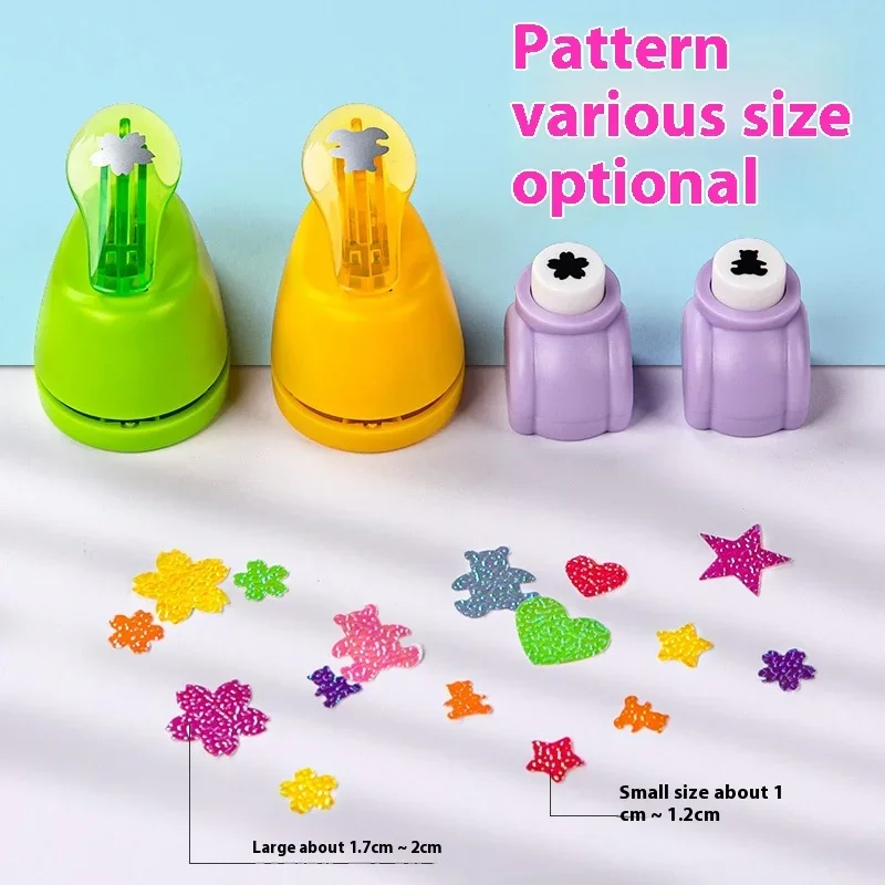 Mini Scrapbook Punches Handmade Cutter Card Craft Calico Printing DIY Flower Paper Craft Punch Hole Puncher Cutter Perforator