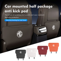 Car Universal LeatherAnti Kick Pad Seat Back Protector Cover Storage Pocket For MG 3 5 6 7 HS ZS GS Hector TF GT ZR RX5 RX8