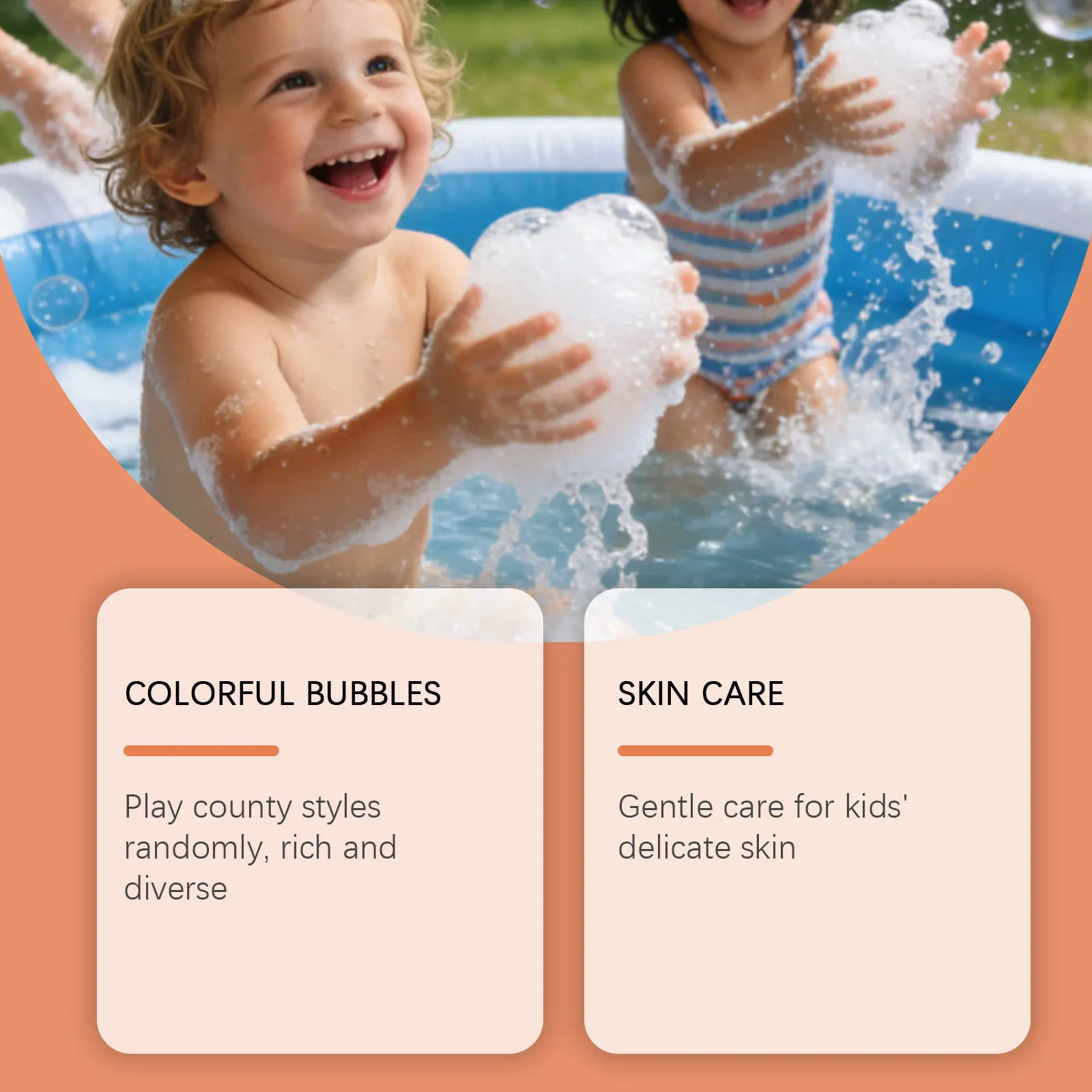 Bath Bombs Balls Moisturizing Locks Moistures Multi-effect Gently Cleanses Softens Skin Skin-Friendly Mild Formula Colored Fizzy view 3