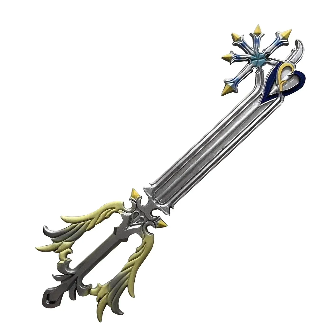 المملكة هارتس أنيمي الشكل لعبة سورا Keyblade بولي Riku تأثيري الدعائم سلاح نموذج السيف سكين كاتانا جمع الساموراي هدية لعبة