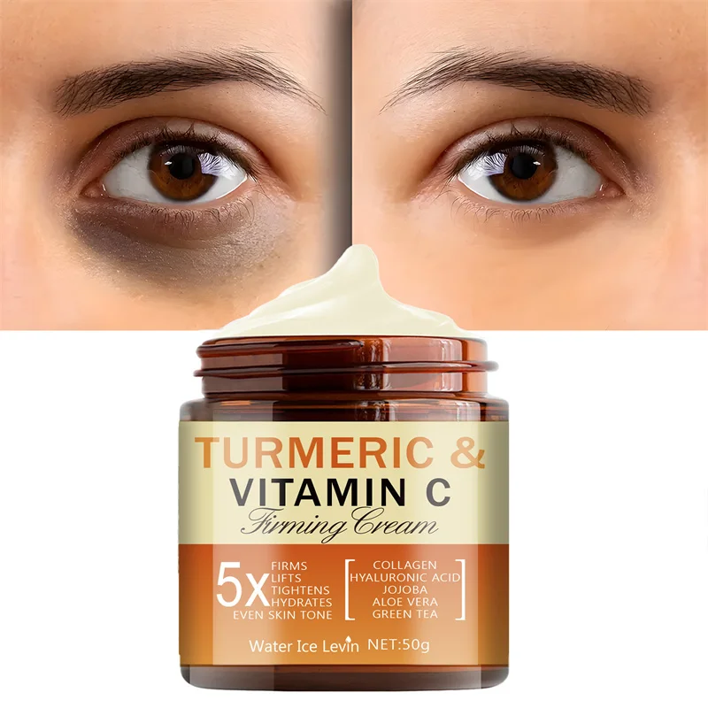

Turmeric Vitamin C Firming Cream Facial Wrinkle Removal Anti-Aging Fade Fine Lines Lifting Moisturizing Brightening Dark Circles