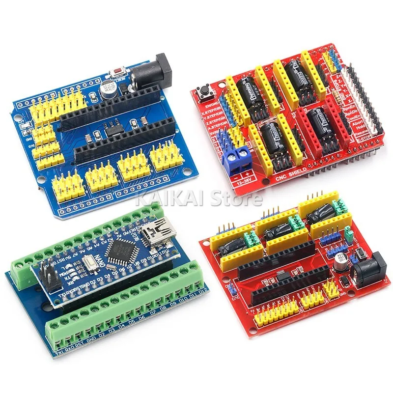 NANO V3.0 Controller Terminal Adapter Expansion Board NANO IO Shield Simple Extension Plate For Arduino AVR ATMEGA328P Nano 3.0