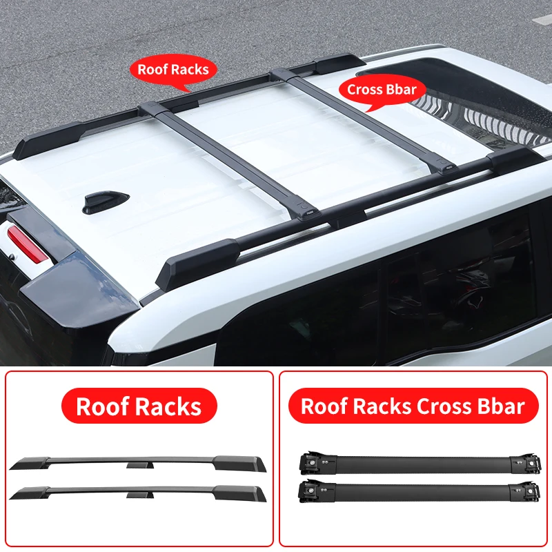 For 2024 Toyota Land Cruiser 250 1958 Prado LC250 First Edition FJ250 Roof Racks Upgraded Accessories Cross Bbar Modification