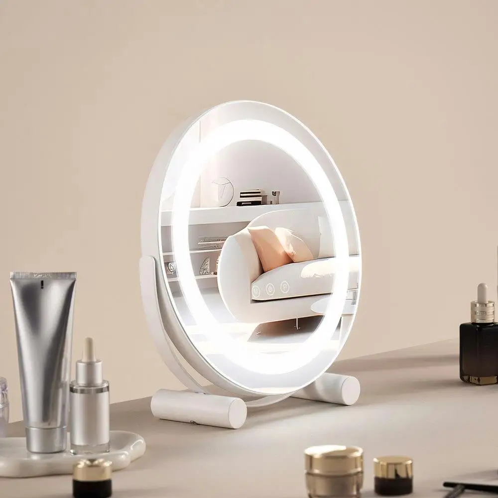 

12 Round Vanity Mirror for Makeup Smart for bedroom