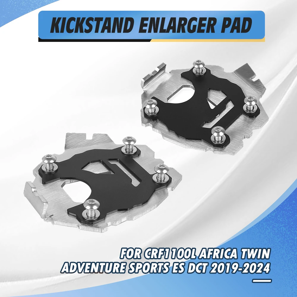 

FOR HONDA CRF1100L AFRICA TWIN ADVENTURE SPORTS ES DCT 2019-2024 Motorcycle Kickstand Foot Side Stand Extension Support Plate
