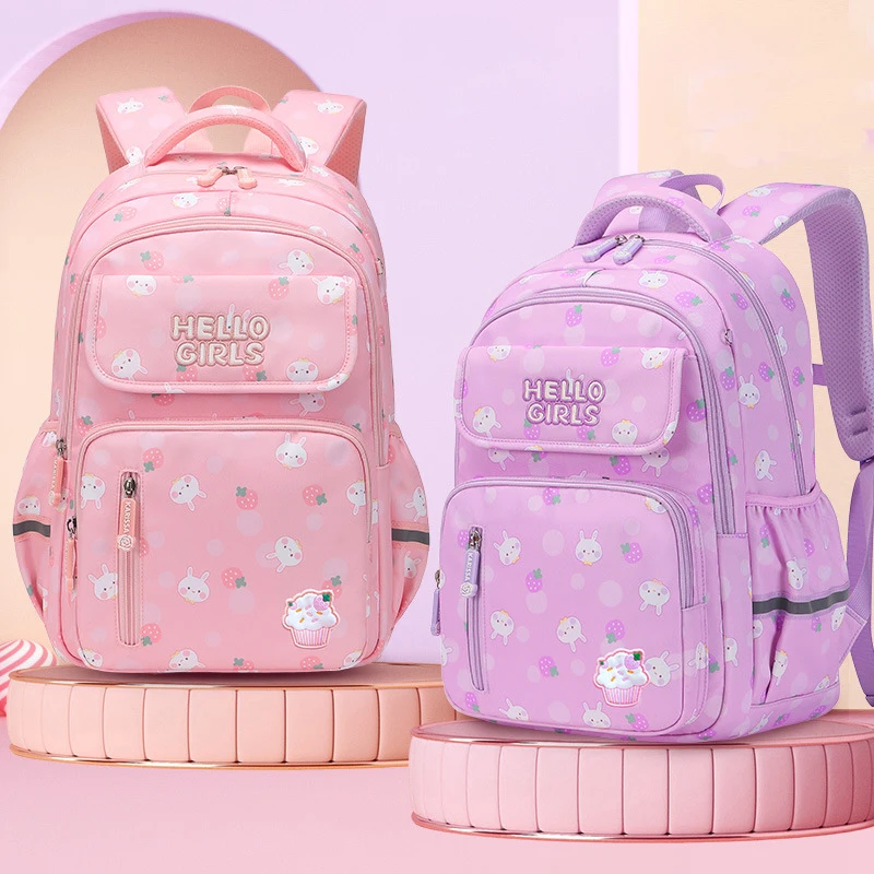 2023 New Cute Children Primary Student School Bags Lightweight Waterproof Kids Backpacks Girls Boys Kawaii Schoolbags Mochila