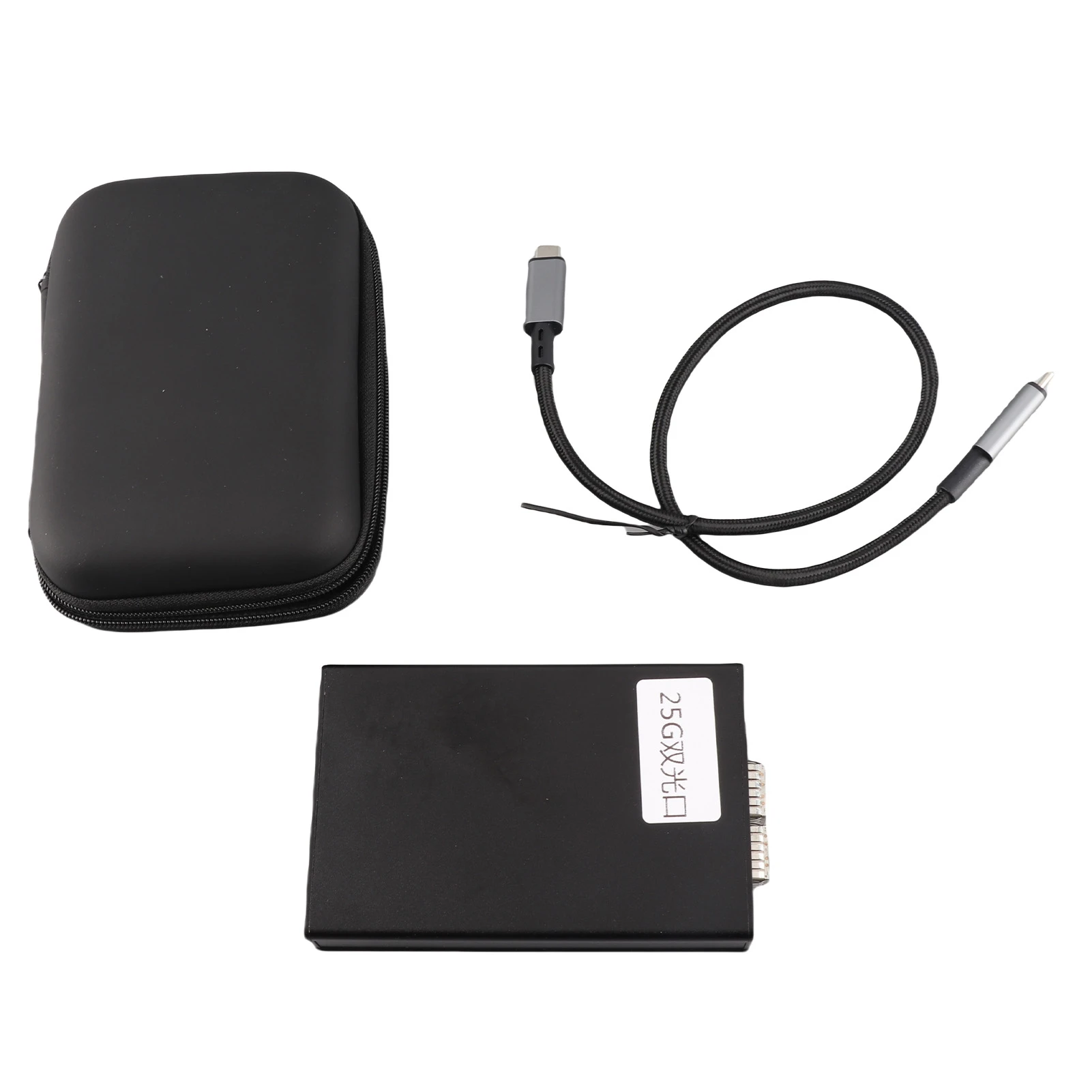 

Portable 25G Network Card USB4 Network Card SFP Optical Interface High Speed Plug and Play Aluminum Alloy