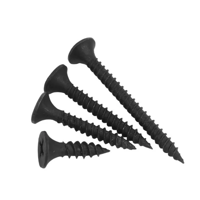 135pcs High Strength M3.5 Dry Wall Nails Set Cross Countersunk Gypsum Board Nails Steel Woodworking Self-tapping Screws Kit