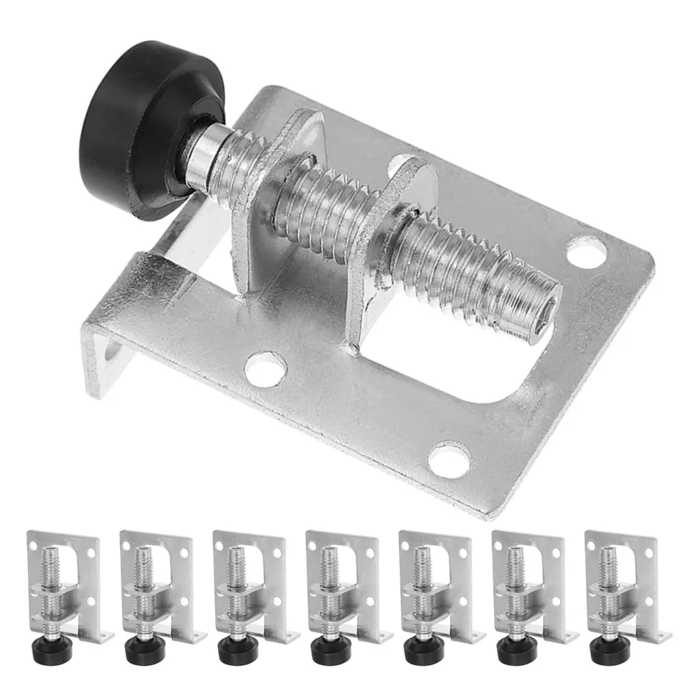 8Pcs Adjustable Cabinet Leveling Feet Heavy Duty Metal Table Leg Risers for Uneven Surfaces Anti-Scratch Non-Slip Stability Home
