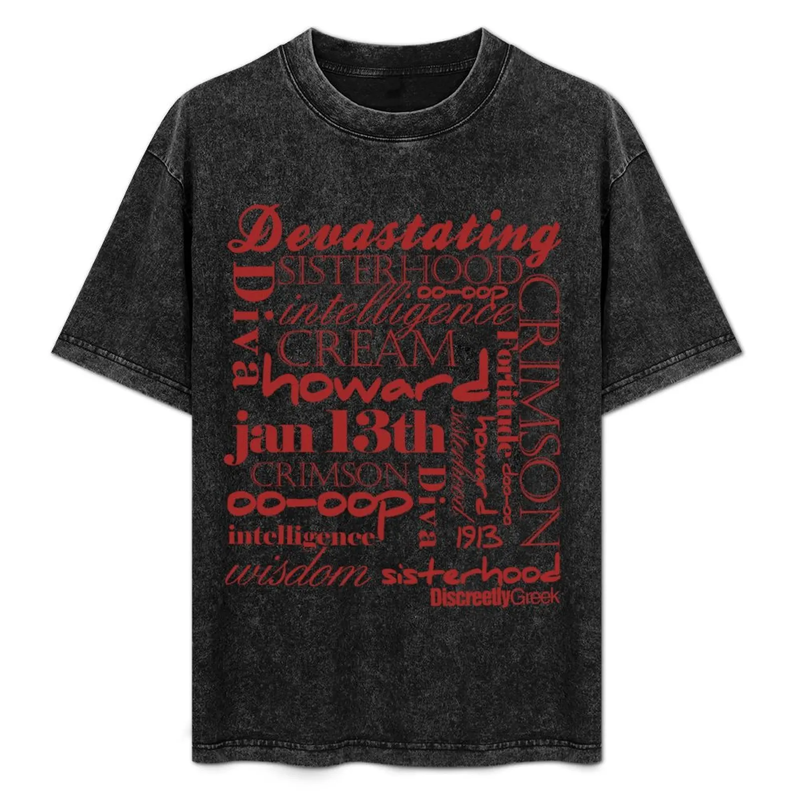 

Discreetly Greek - Delta - Say it aint so! T-Shirt Outdoor Work Short Sleeve Top
