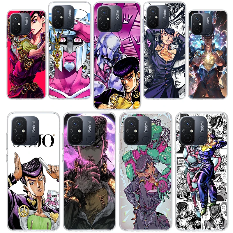Чехол для телефона JoJo Adventure Higashikata Josuke для Xiaomi Redmi 13 13C 14C 12C 12 10C 10A 10 9C 9A 9 9T 8A 8 7A 7 6A 6 K80 K