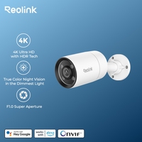 Reolink ColorX 4K 8MP PoE Outdoor Security Camera with True Color Night Vision HDR Tech Smart AI Detection 2-Way Audio IP Camera