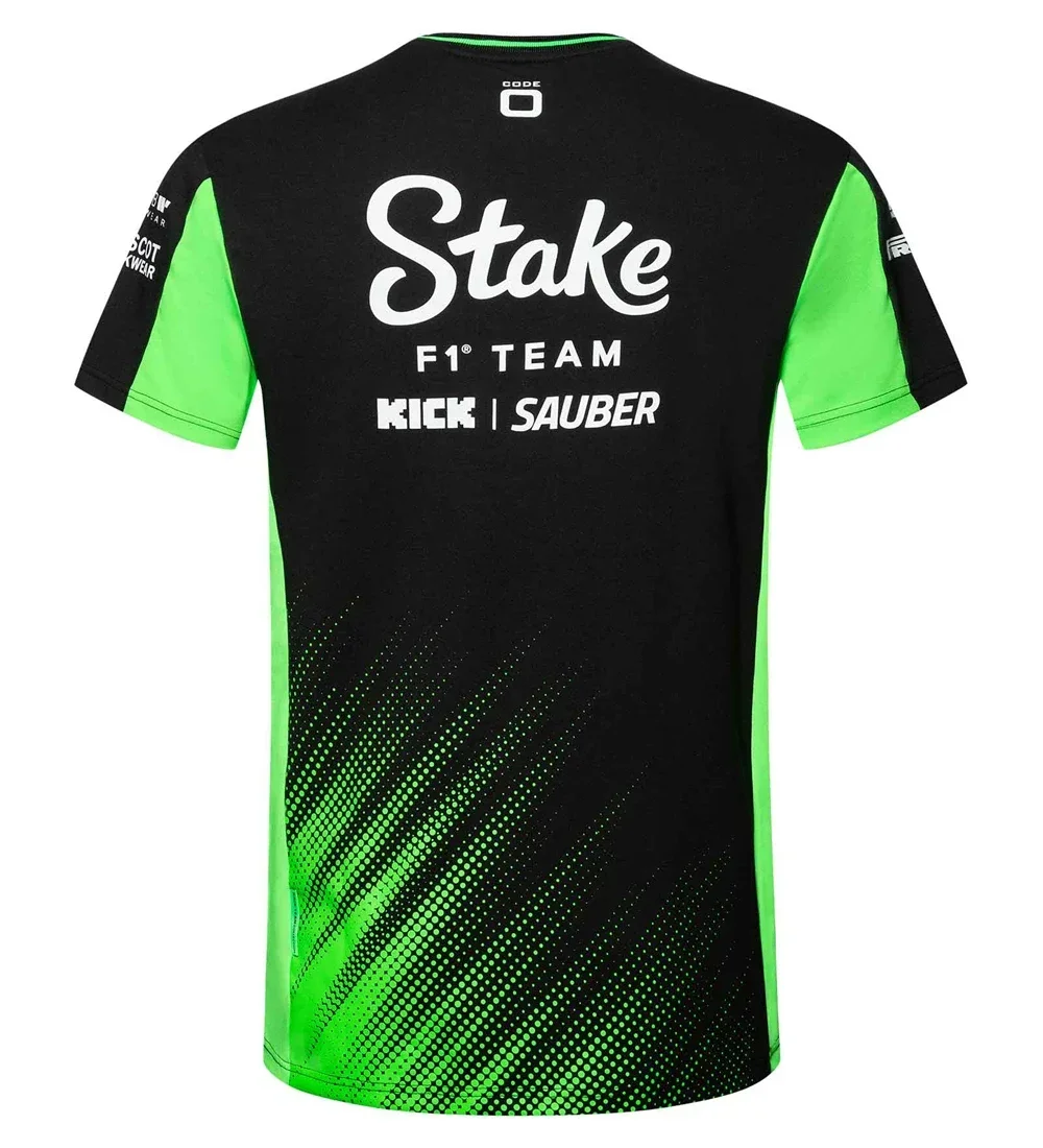 حصة 2025 نيكو هالكينبرغ غابرييل بورتوليتو F1 Teamwear تي شيرت الرجال رائجة البيع جديد الصيف النساء قصيرة الأكمام بلايز قمصان الأطفال