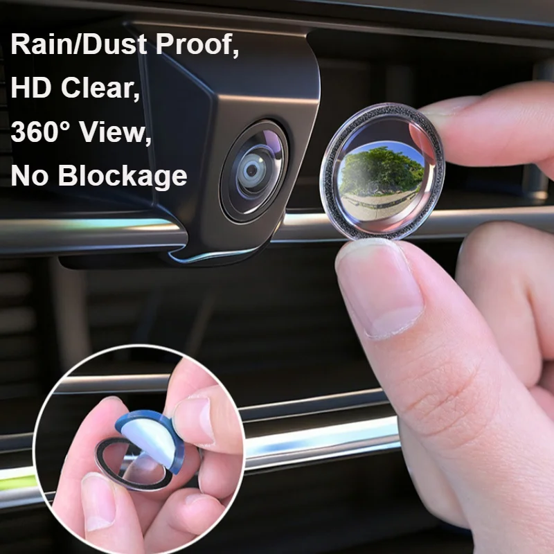 New 1-5pair Universal Car Camera Lens Protector Rear View Backup Camera Cover 360° Camera Protection Anti Scratch Waterproof