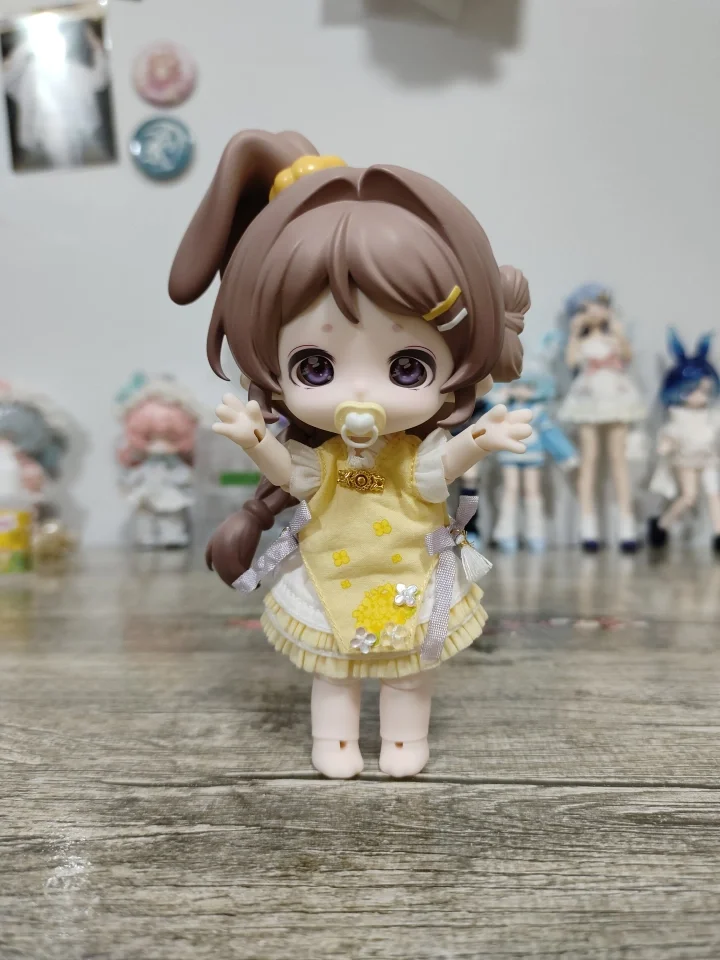 New Come4free Milk Cake&Moon 12-Point  Action Figure Dress-Up Bjd Doll Blind Box Decoration Limited Christmas Gifts Toys