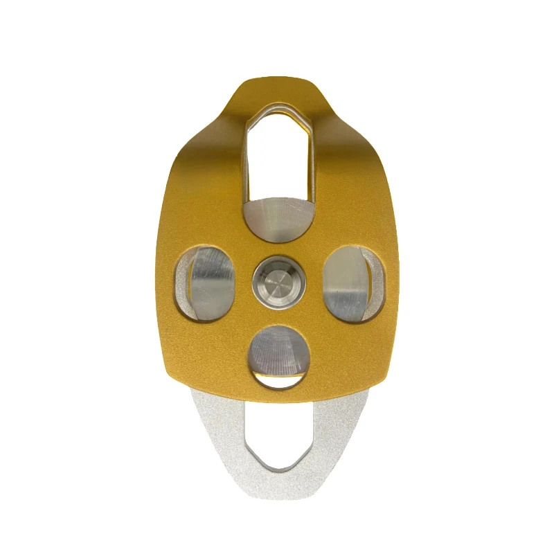 

High quality heavy outdoor numerical control processing 32KN aluminum alloy climbing double wheel pulley