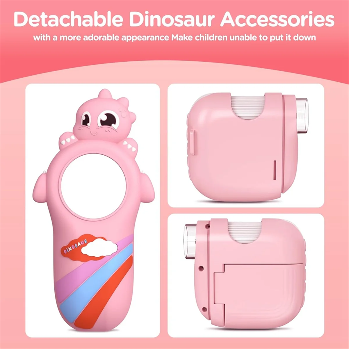 مجهر للأطفال، مجهر صغير مع 8 مصابيح LED قابلة للتعديل، JAS