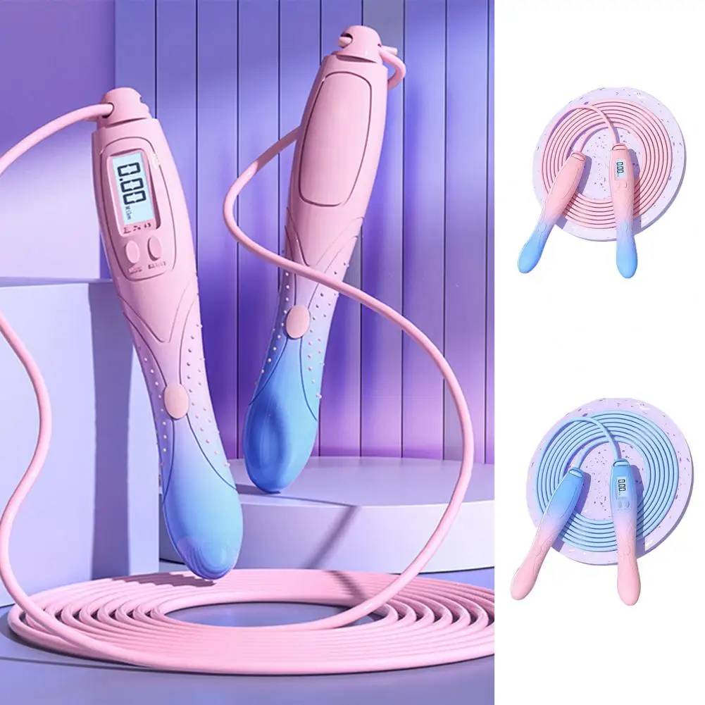Durable Fitness Jump Rope Anti-winding Counting Skipping Rope Thickened Training Exercise Fitness Jump Rope Slim Body