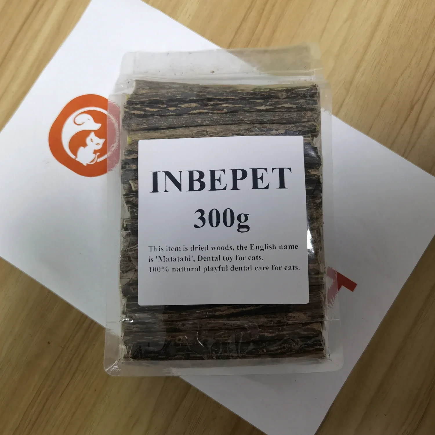 Imagem -03 - Inbepet-natural Matatabi Snacks Sticks para Pet Actinidia Silvervine Brinquedos para Gatos Tooth Catnip 500g