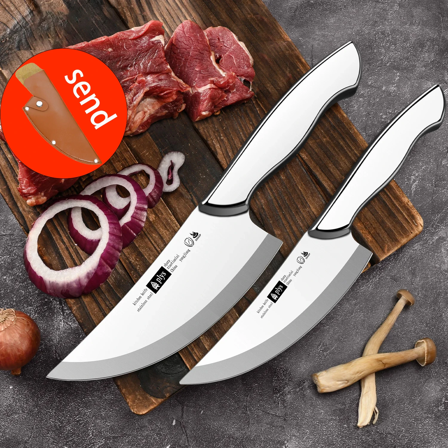

Kitchen boning knife, sharp meat cutting knife, charpener professionel slaughter knife, high-hardness small curved kitchen knife