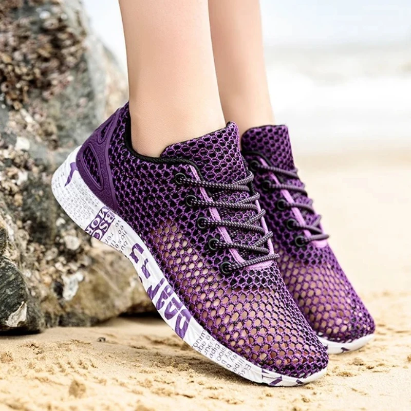 

Sports Shoes for Women's Breathable Running Shoes - Stream Tracing Shoes Are Lightweight and Suitable for Gyms and Jogging