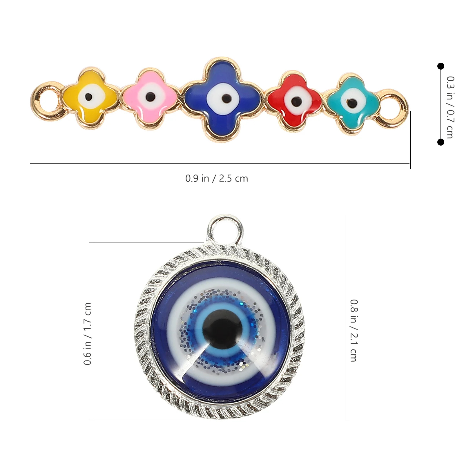

20 Pcs Accessories Pendant Ornament Pendants Charms Alloy DIY Necklace Small Jewelry Making