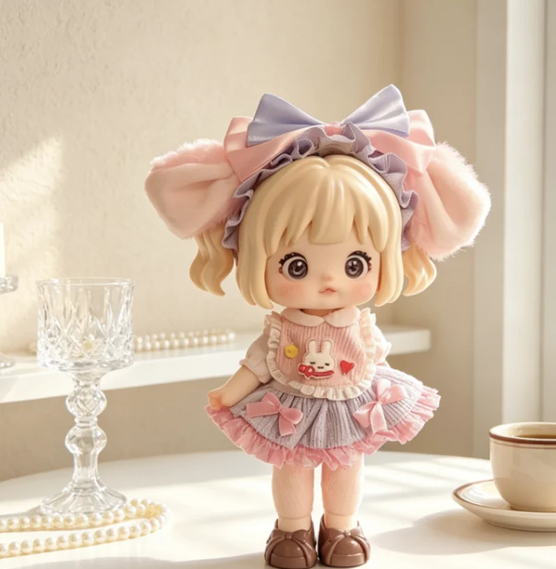 Only  Clothes Suitable For The Nuomi Ersen Country Series Five Joint Movable Doll Blind Box Doll Suit For Dressing Up Cute Dolls
