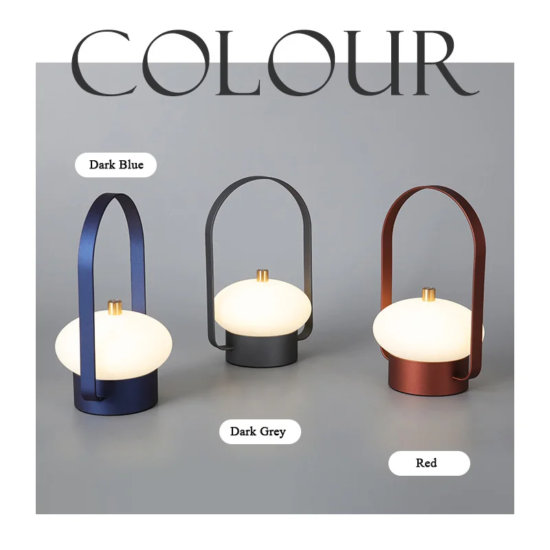 Handheld Lantern LED Rechargeable Outdoor Night Decorative Stand Camping Lamp