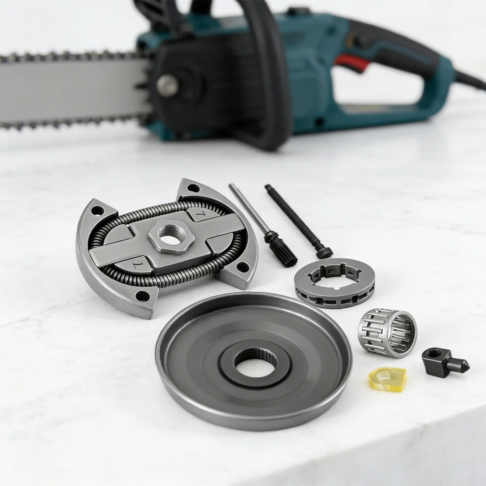Chainsaw Clutch Drum and Sprocket Kit 325 inch 7T for Models 50 51 154 254 Includes 6 Essential Replacement Parts