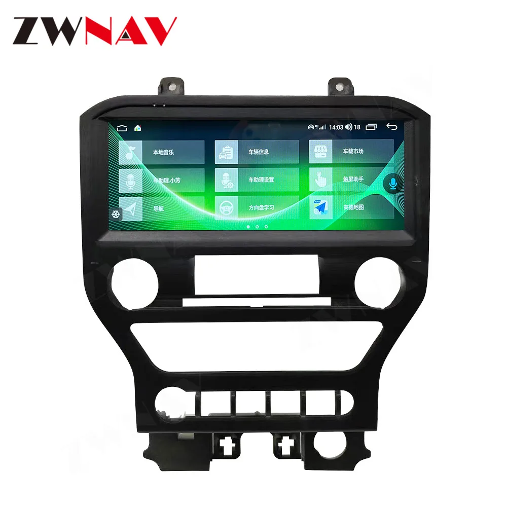 راديو السيارة مشغل فيديو وسائط متعددة ، نظام تحديد المواقع والملاحة التلقائي ، وحدة الرأس ، مشغل سيارة ، أندرويد 6 + + + + + + ، فورد موستانج S550-ay