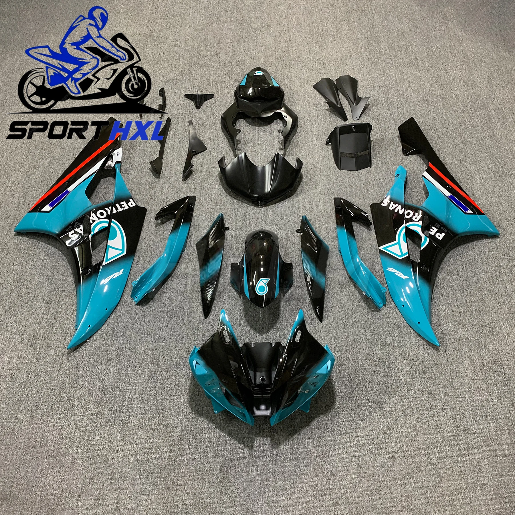 

Motorcycle Fairing Set Body Kit Plastic Guard Plate For YAMAHA YZF-R6 2006-2007 Accessories Injection Bodywork 06-07 Y0607