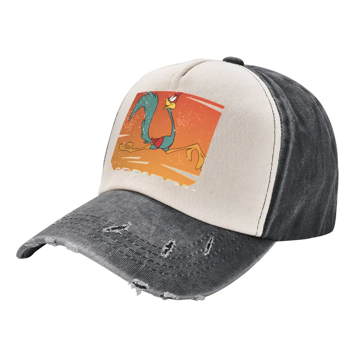 Vintage Retro Roadrunner Silhouette Baseball Cap |-F-| Rugby Designer Hat Man Women's