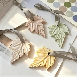3D Maple Leaf Aroma Wax Silicone Mold DIY Gypsum Plaster Mould For Car Pendant Decoration Clay Resin Craft Molds