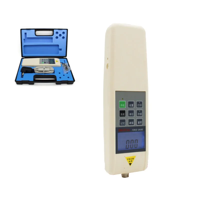 N KG Push Pull Digital pressure Force Gauge External Load Cell supporting tester Portable weighing scale indicator display