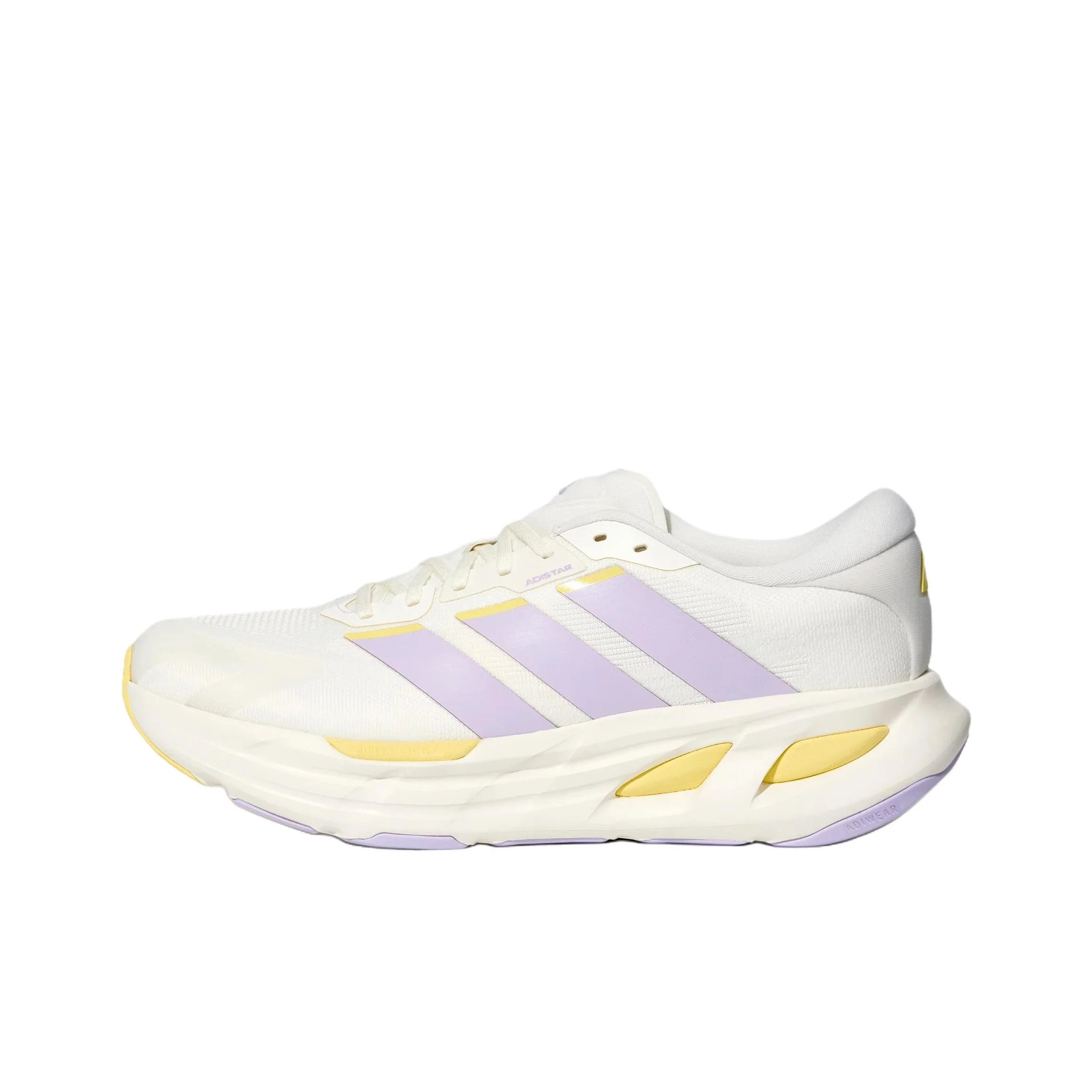 Adidas Adistar Running Shoes Women's Bright White/Light Purple/Yellow KH6744