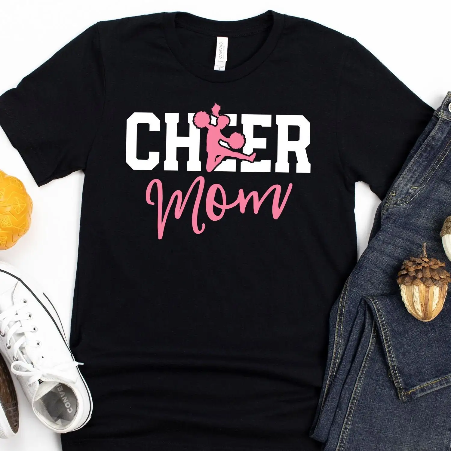 

Cheer Mom T Shirt Cheerleader Team Mama