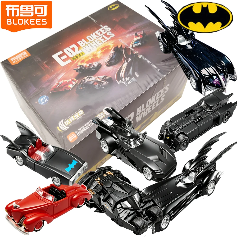 

BLOKEES Official Wheels The Batman E02 Blind Box High Detailed Exquisite Car Collectible Model Decorative Toys Christmas Gifts