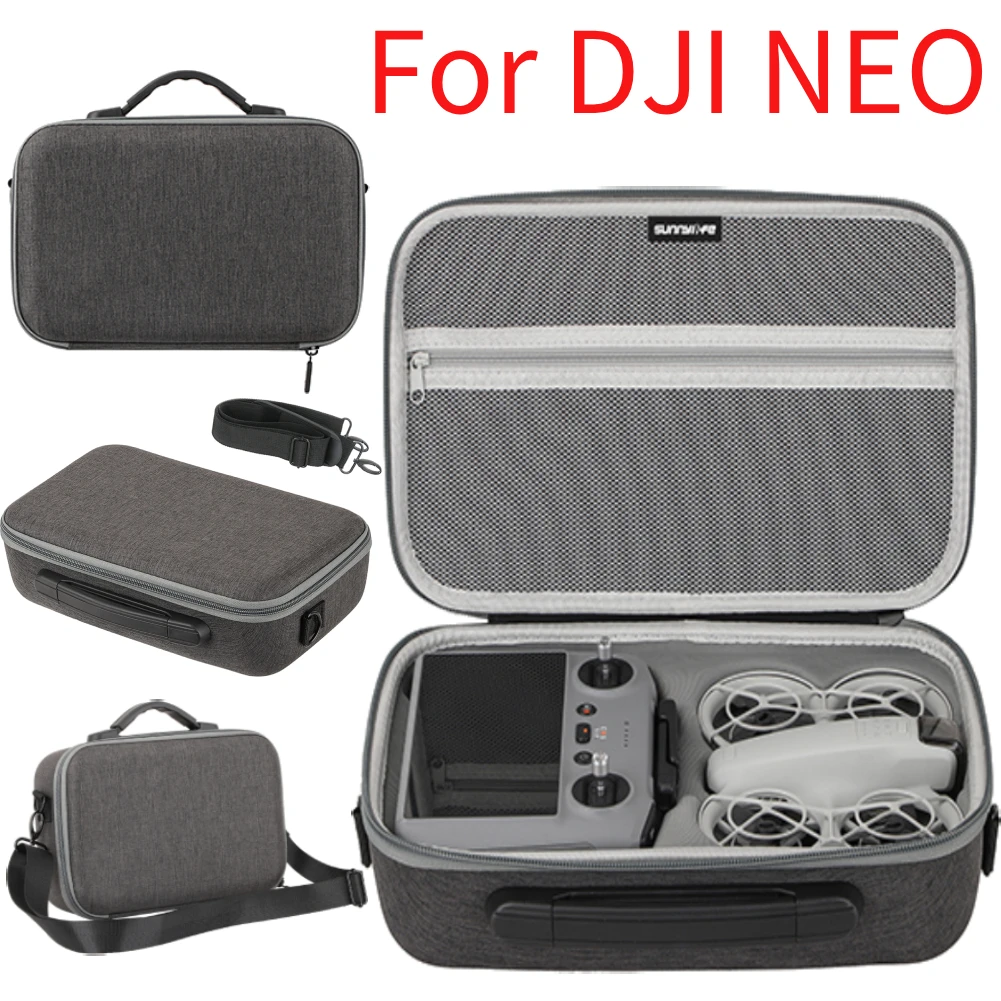 

Сумка для хранения дрона DJI Neo, противоударная коробка для переноски пульта дистанционного управления DJI Neo RC 2, защитный чехол