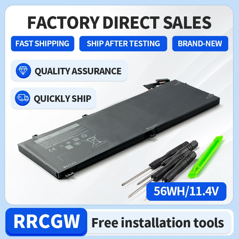 

SOMI RRCGW Laptop Battery For Dell XPS 15 9550 9560 9570 1P6KD 62MJV T453X M7R96 Inspiron 7590 7500 Precision 5540 5530 5510